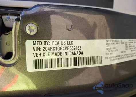 2023 Chrysler Pacifica Limited from USA, damaged, VIN 2C4RC1GG4PR552463